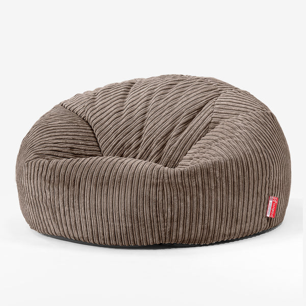 Kinder Sitzsack Sofa 6-14 Jahre - Cord Mocca 01