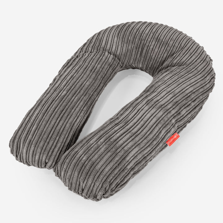 Knuddelkissen - Cord Graphitgrau 01