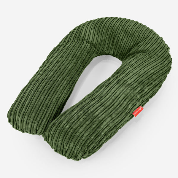 Knuddelkissen - Cord Nadelwaldgrün 01