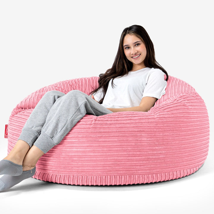 Mammoth Sofa Sitzsack XXL - Cord Koralle 04