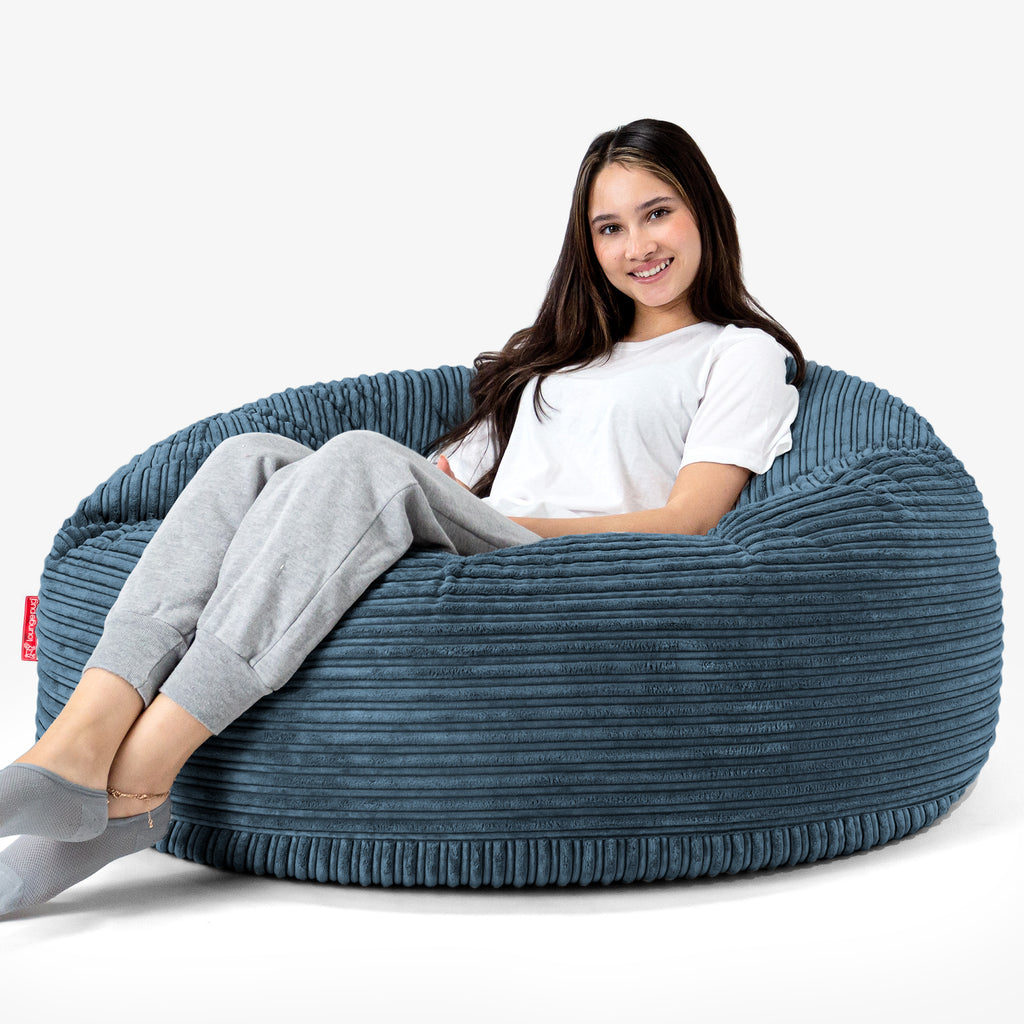 Mammoth Sofa Sitzsack XXL - Cord Marineblau 04