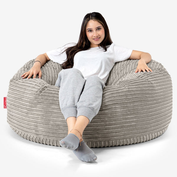 Mammoth Sofa Sitzsack XXL - Cord Nerzfarben 01