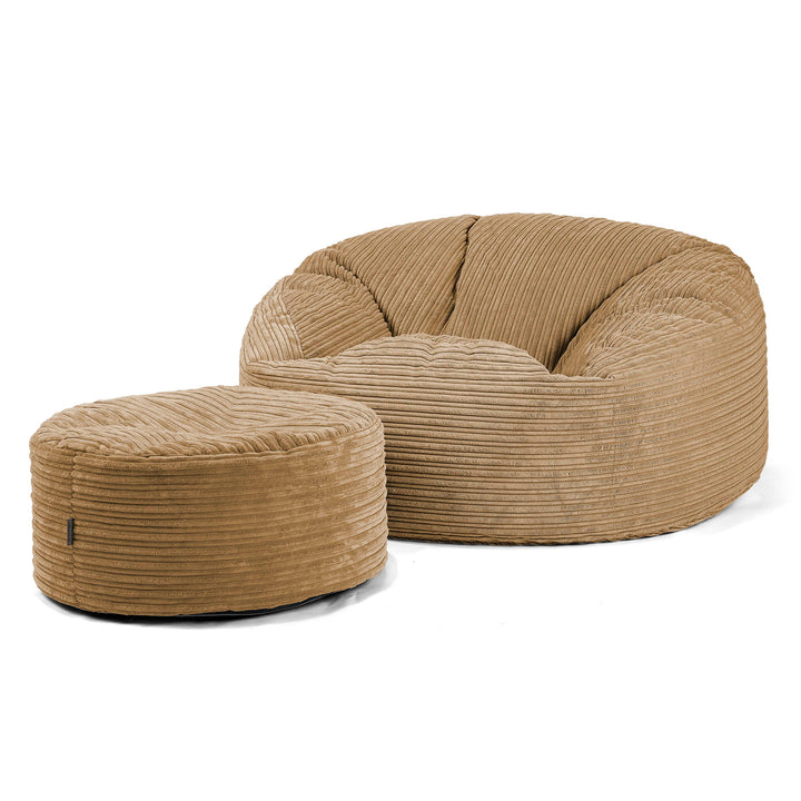 Mammoth Sofa Sitzsack XXL - Cord Sand 03