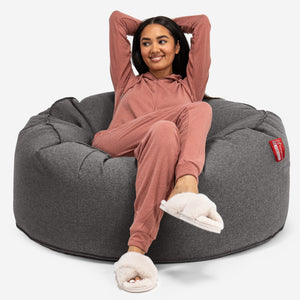 Mammoth Sofa Sitzsack XXL - Interalli Wolle Grau
