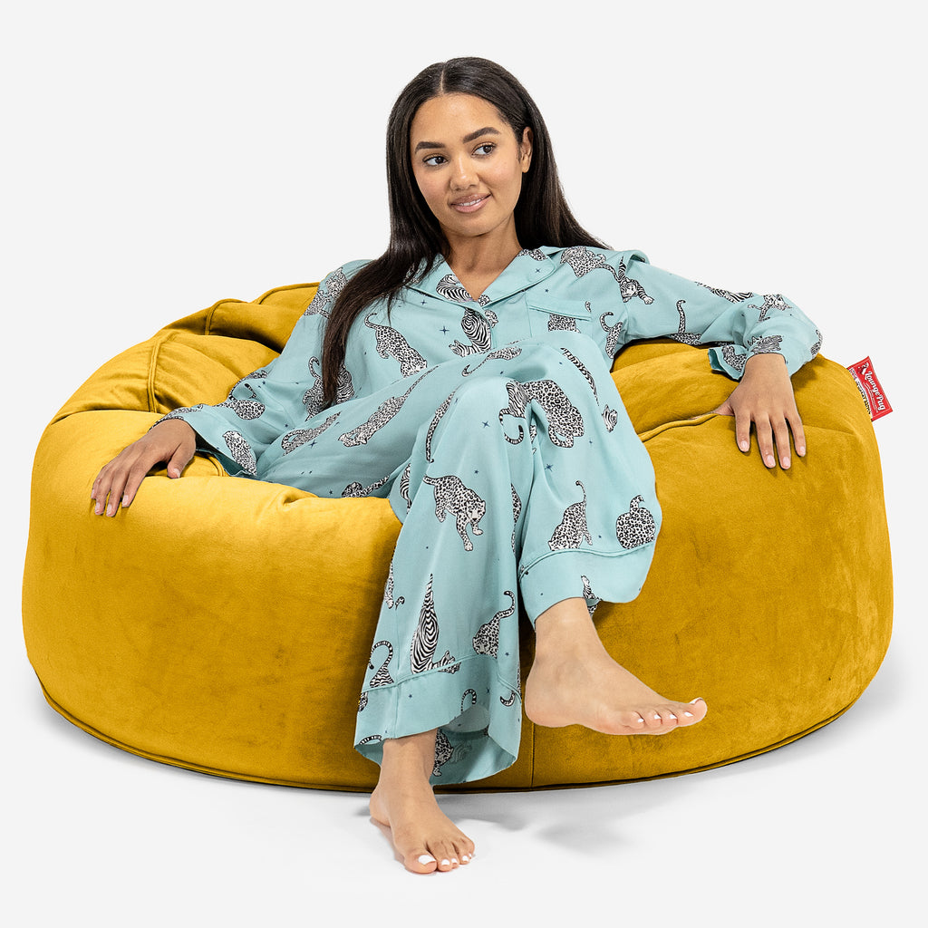 Mammoth Sofa Sitzsack XXL - Samt Gold 01