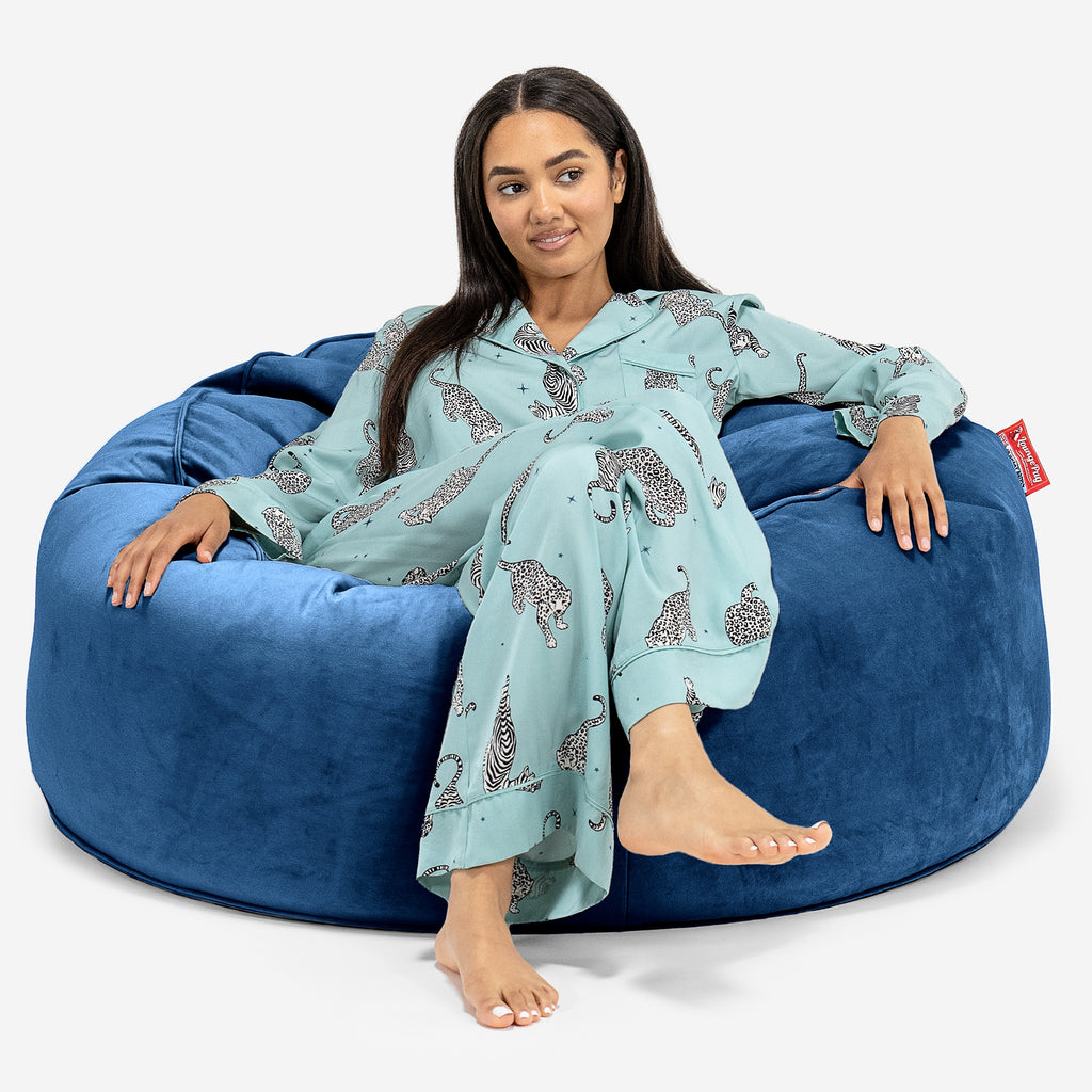 Mammoth Sofa Sitzsack XXL - Samt Marineblau 01
