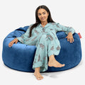 Samt Marineblau