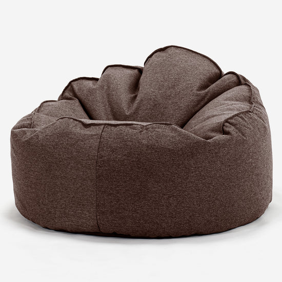 Archi Sitzsack - Interalli Wolle Braun 01