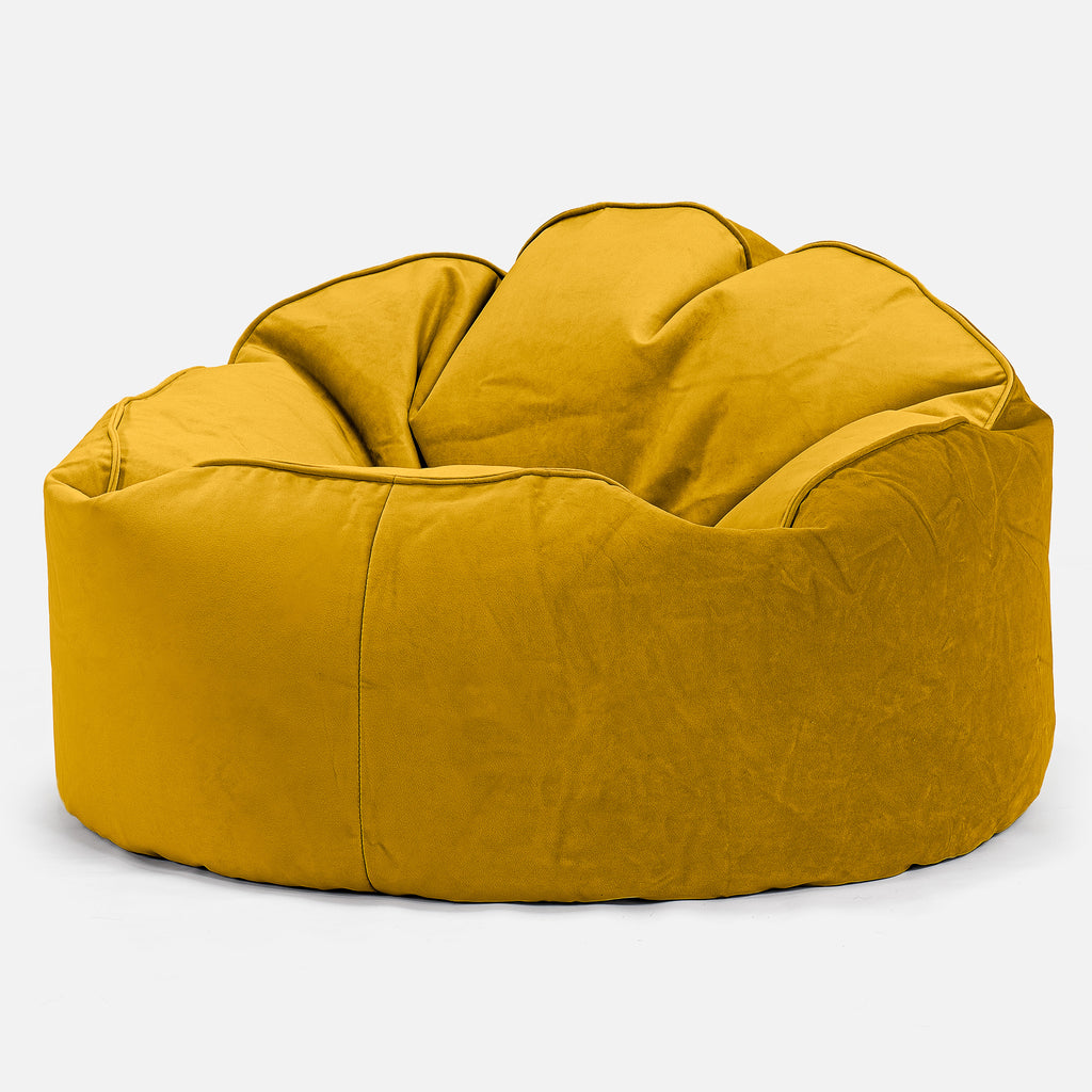 Mini-Mammoth Sitzsack - Samt Gold 01