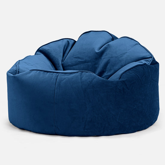 Archi Sitzsack - Samt Marineblau 01