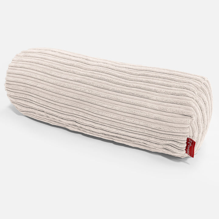 Nackenrolle Kissen 20 x 55cm - Cord Creme 01