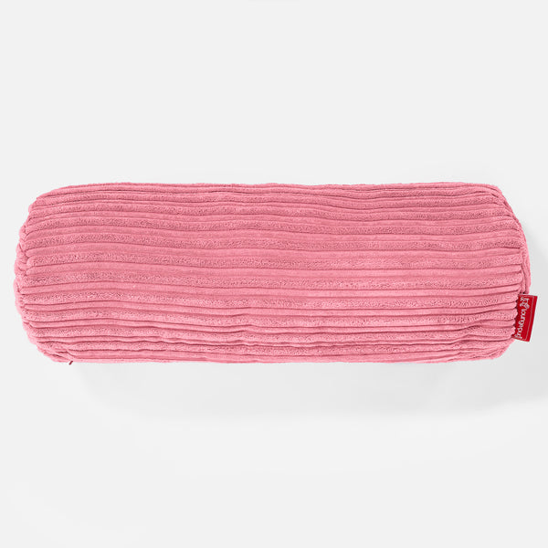 Nackenrolle Kissen 20 x 55cm - Cord Koralle 01