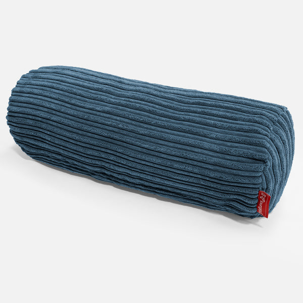 Nackenrolle Kissen 20 x 55cm - Cord Marineblau 01