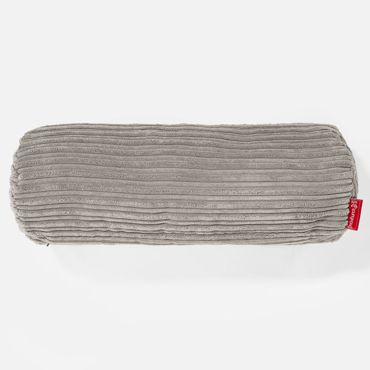 Nackenrolle Kissen 20 x 55cm - Cord Nerzfarben 02