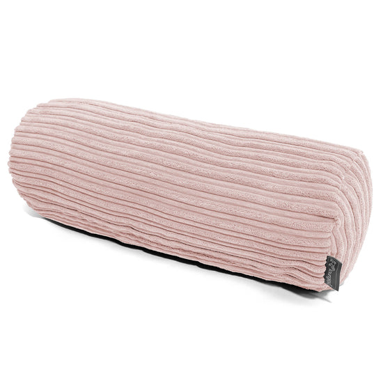 Nackenrolle Kissen 20 x 55cm - Cord Rosa 01