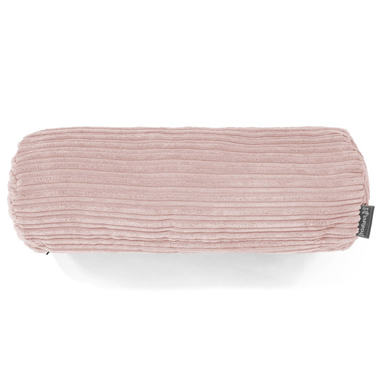 Nackenrolle Kissen 20 x 55cm - Cord Rosa 02