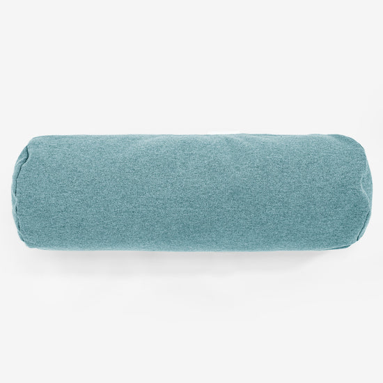 Nackenrolle Kissen 20 x 55cm - Interalli Wolle Aqua 02