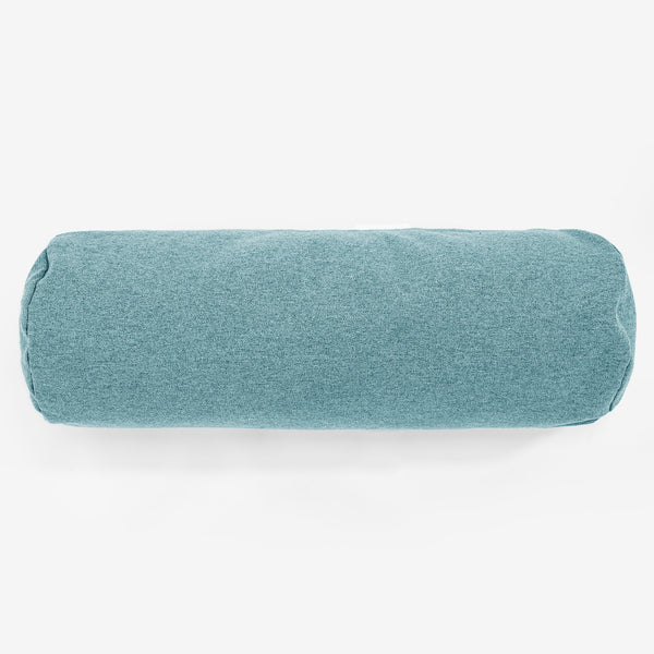 Nackenrolle Kissen 20 x 55cm - Interalli Wolle Aqua 01