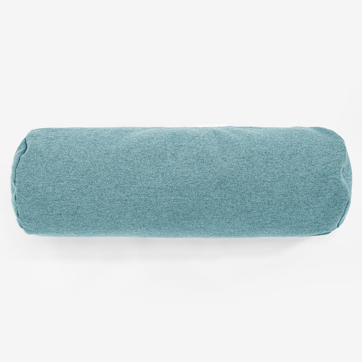 Nackenrolle Kissen 20 x 55cm - Interalli Wolle Aqua 02