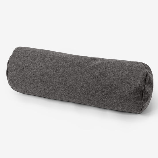 Nackenrolle Kissen 20 x 55cm - Interalli Wolle Grau 01