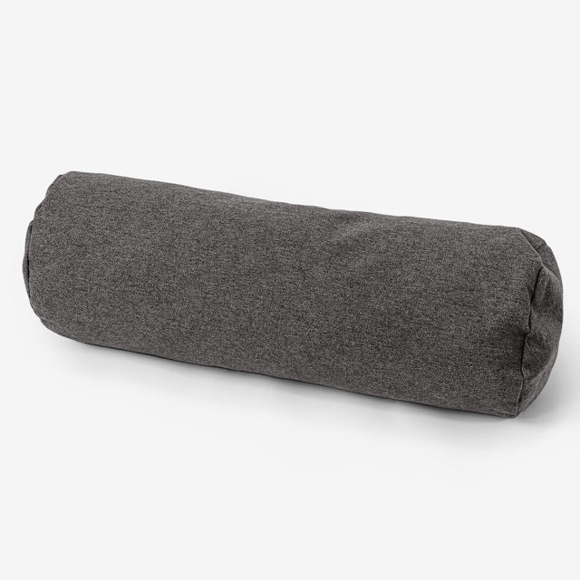 Nackenrolle Kissen 20 x 55cm - Interalli Wolle Grau 01