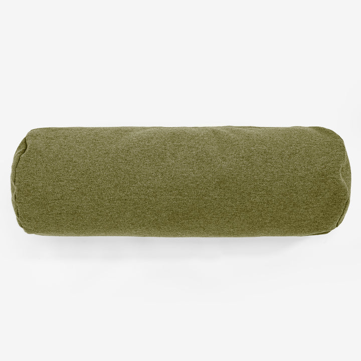Nackenrolle Kissen 20 x 55cm - Interalli Wolle Hellgrün 02