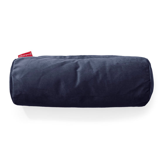 Nackenrolle Dekokissen / Sofakissen 20 x 55cm - Samt Marineblau 02