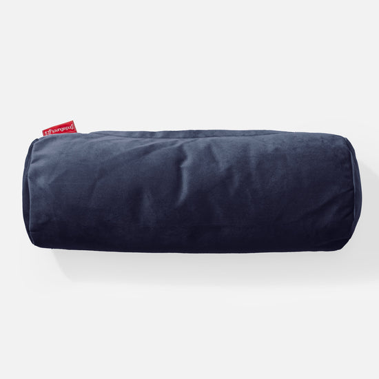 Nackenrolle Dekokissen / Sofakissen 20 x 55cm - Samt Marineblau 02