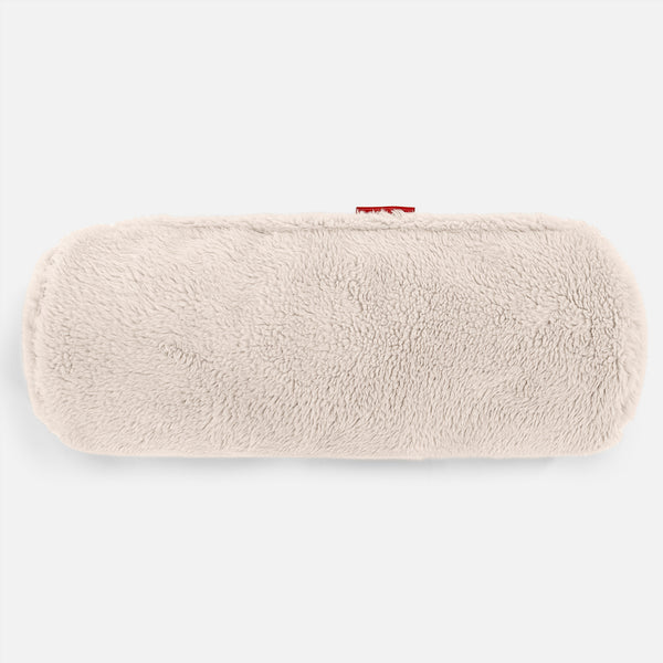 Nackenrolle Kissen 20 x 55cm - Teddy Kunstfell Creme 01