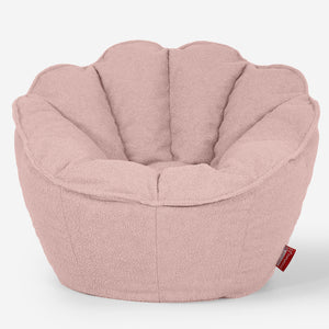Natalia Sacco Sitzsack Stuhl - Bouclé Pink