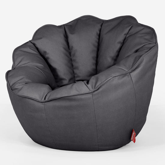 Natalia Sacco Sitzsack Stuhl - Veganes Leder Schwarz 02