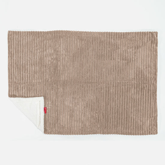 Sherpa-Decke - Cord Sand 03