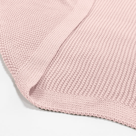 Kuscheldecke / Tagesdecke - 100% Baumwoll Ellos Baby Pink 02