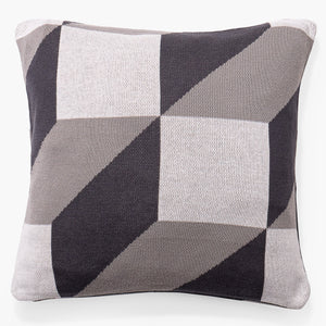 Dekokissen / Sofa Kissenbezug 47 x 47cm - Gestrickte Prism