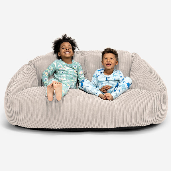 Riesen Bubble Kinder Sofa 2-14 Jahre - Cord Creme 01
