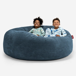 Riesen Familiengröße Kinder Sitzsack 3-14 Jahre - Cord Marineblau