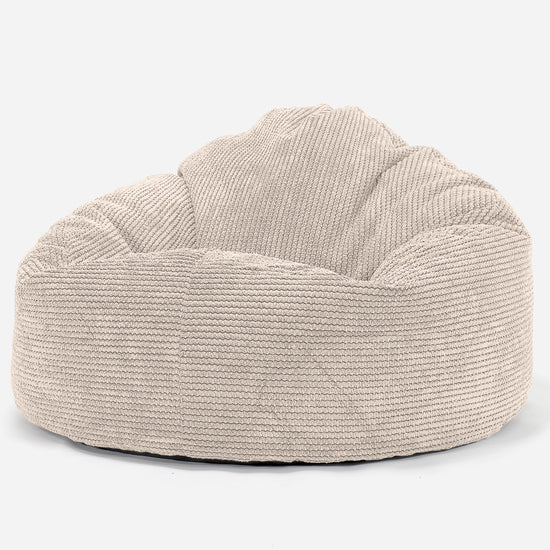 Riesen Kuschel Sitzsack für Kinder 3-8 Jahre - Pom-Pom Creme 02