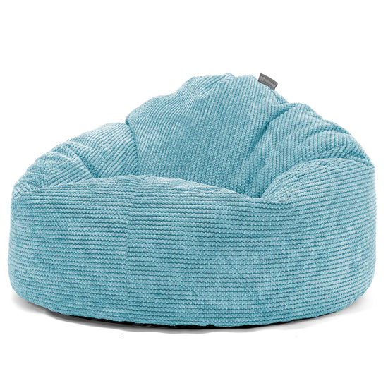 Riesen Kuschel Sitzsack für Kinder 3-8 Jahre - Pom-Pom Türkis 02