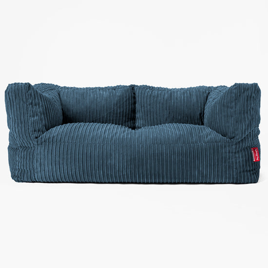 Riesen Albert Kinder Sitzsack Sofa 3-14 Jahre - Cord Marineblau 02