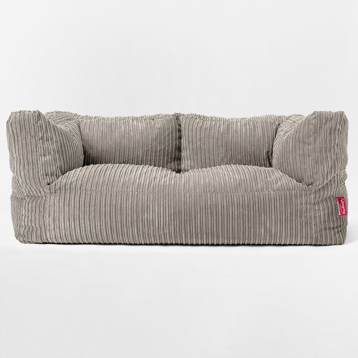 Riesen Albert Kinder Sitzsack Sofa 3-14 Jahre - Cord Nerzfarben 03
