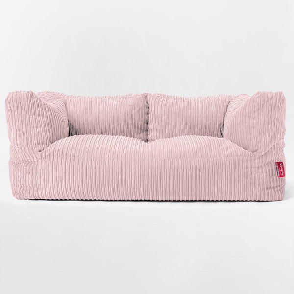 Riesen Albert Kinder Sitzsack Sofa 3-14 Jahre - Cord Rosa 01