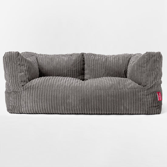 Riesen Albert Kinder Sitzsack Sofa 3-14 Jahre - Cord Schiefergrau 03