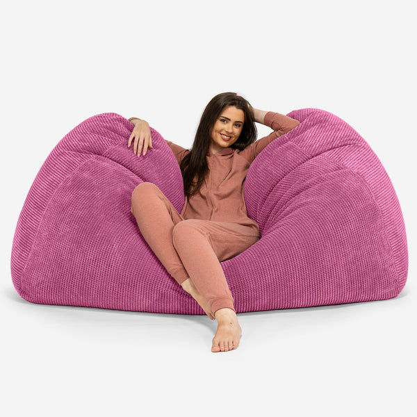 Riesen Sitzsack Couch - Pom-Pom Pink 02