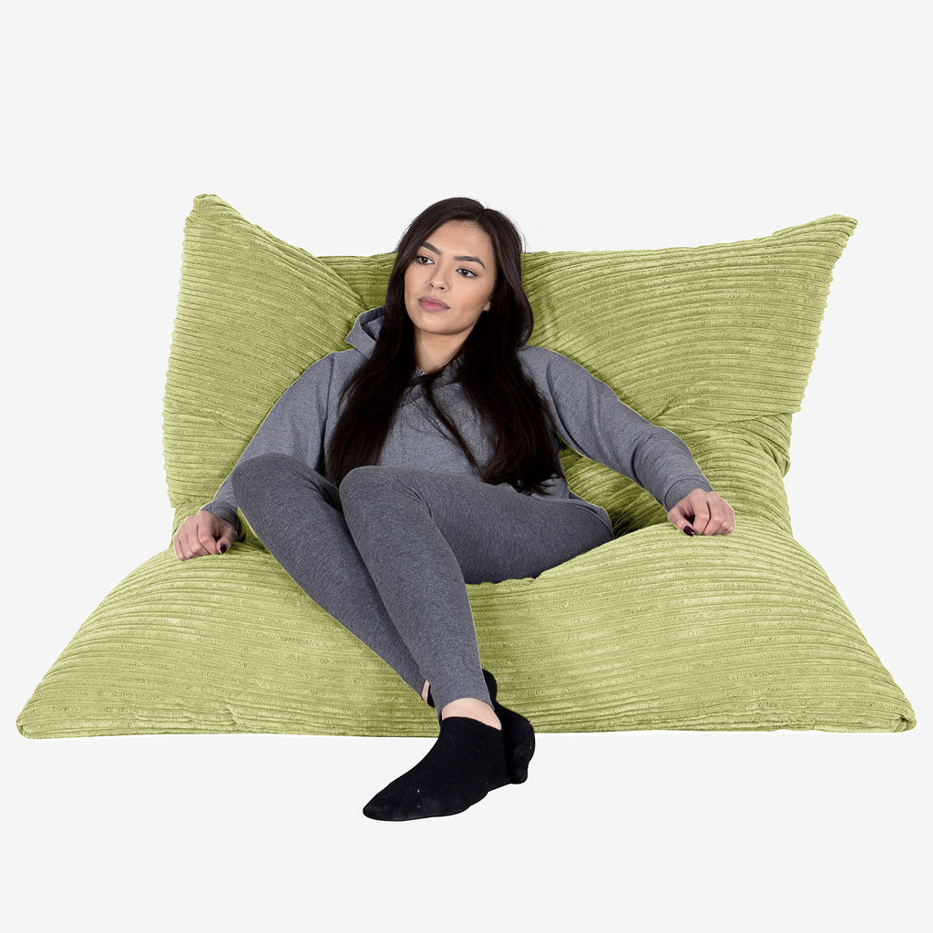 Sitzsack XXL - Cord Hellgrün 02