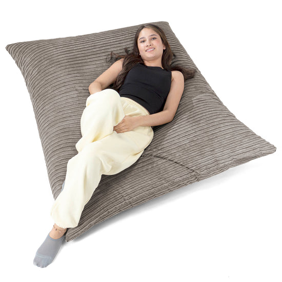 Sitzsack XXL - Cord Schiefergrau 02