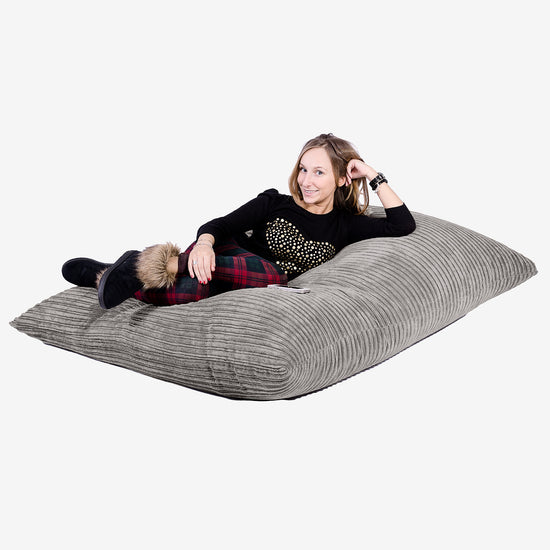 Sitzsack XXL - Cord Schiefergrau 03