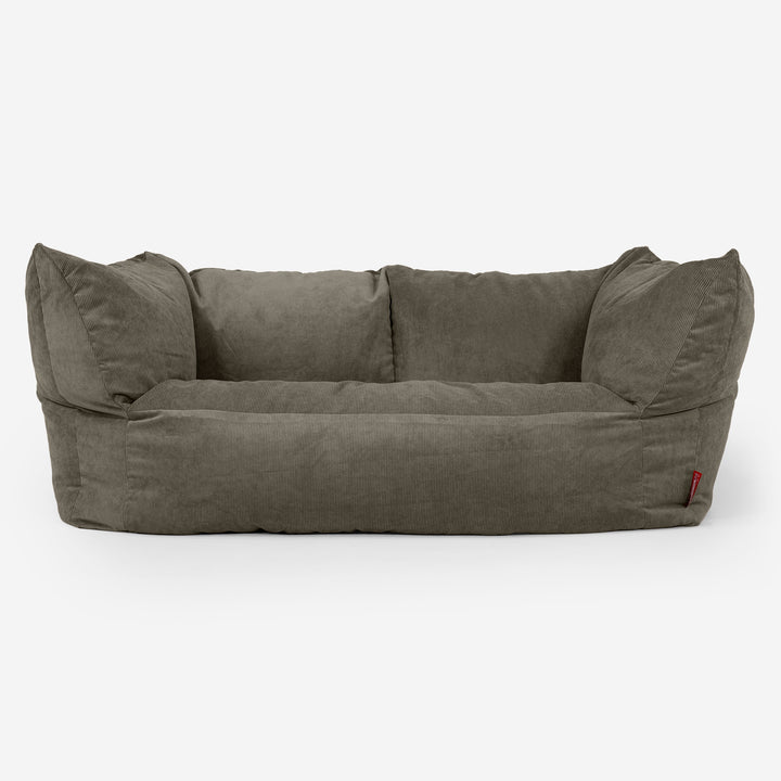 Ruben Sitzsack Sofa - Feincord Olivgrün 01