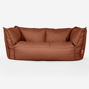 Ruben Sitzsack Sofa - Veganes Leder Kastanienbraun
