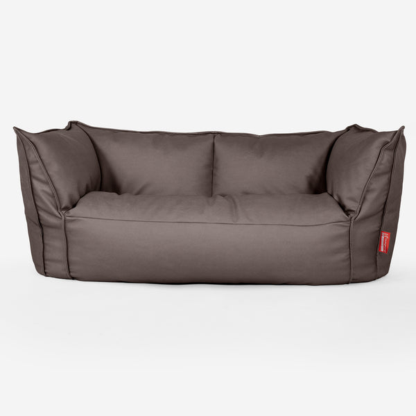 Ruben Sitzsack Sofa - Veganes Leder Schoko 01