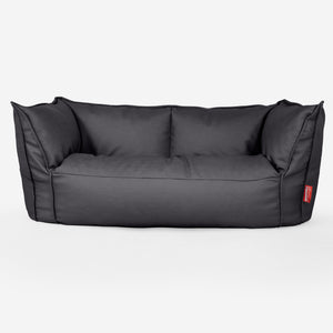 Ruben Sitzsack Sofa - Veganes Leder Schwarz